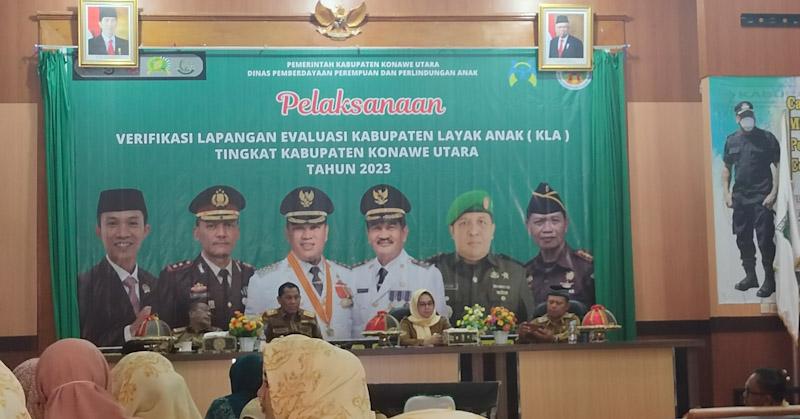 36 Stakeholder Terkait Ikuti Zoom Meeting Pelaksanaan Verivikasi Lapangan Evaluasi KLA Tingkat Kabupaten Konut