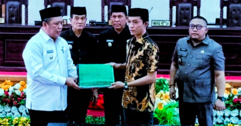 Ketua DPRD Konut Pimpin Langsung Paripurna Raperda APBD 2022, Ini Pernyataan Bupati