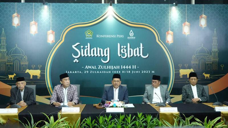 Kemenag RI Tetapkan Idul Adha 1444 H Jatuh Pada 29 Juni 2023