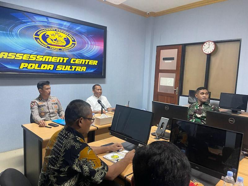 Polda Sultra Dan Pemda Konut Bahas Pelaksanaan Asessment, 6 Jabatan Eselon ll Siap Dilelang 