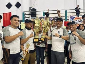 AKBP Priyo Utomo Sukses Antar Polres Konut Cetak Prestasi Sabet Juara l Turnament Voli Cup 2023