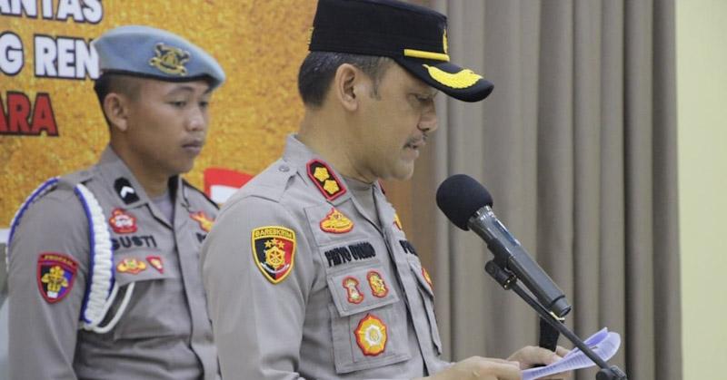 Kapolres Konut Pimpin Serah Terima Jabatan 3 Pejabat Polres