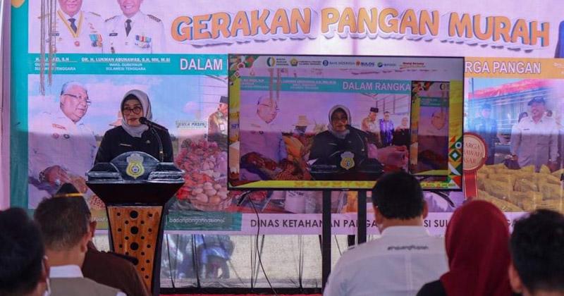 Pemprov Sultra Launching Gerakan Pangan Murah Serentak Nasional