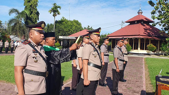 Empat Kapolsek Dan Kasat Lantas Di Polres Konsel Berganti