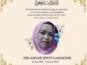 Kabar Duka, Ibunda Sekda Prov Sultra Meninggal Dunia