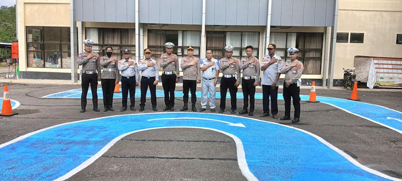 Satlantas Polres Konut Lounching Lintasan Baru Uji Praktek SIM, Tindak Lanjut Instruksi Kapolri Beri Kemudahan Masyarakat