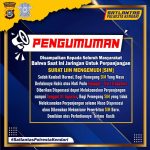 Satlantas Polresta Kendari Membuka Perpanjangan SIM