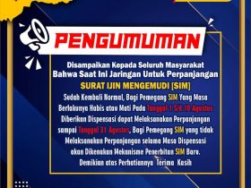 Satlantas Polresta Kendari Membuka Perpanjangan SIM