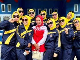 Lomba Senam Kreasi Di HUT RI, Sri Kandi Damkar Konut Optimis Juara l