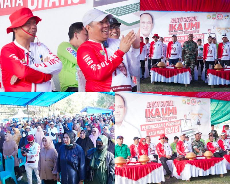 Bakti Sosial di HUT RI ke 78, IKA UMI Sultra Gelar Pemeriksaan Mata Dan Pembagian 2.500 Kacamata Gratis