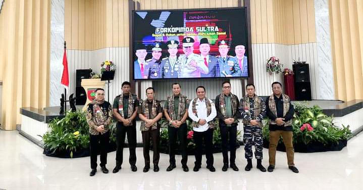 Silahturahmi di Sulsel, Pj Gubernur Sultra Himbau Masyarakat Jaga Kedamaian Pemilu 2024