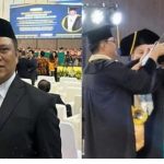 Bupati Konut Hadiri Dan Ucapkan Selamat Atas Pengukuhan Pius Lustrilanang Sebagai Guru Besar