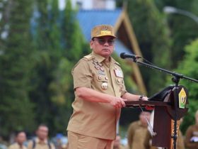 Pimpin Apel Perdana, Pj Gubernur Sultra Sampaikan 3 Arahan Penting Kepada ASN