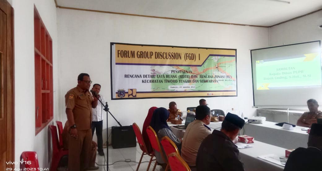 Pemda Mubar Gelar FGD Untuk Penyusunan RDTR Mubar