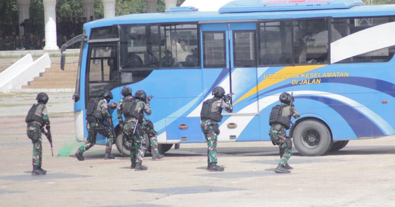 Menyambut HUT TNI Ke-78, Demonstrasi Pembebasan Sandera Teroris Akan Ditampilkan di Sultra