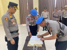 Kapolres Konut Pimpin Sertijab Kasi Propam