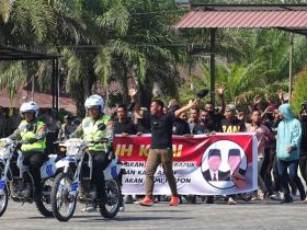 Mengantisipasi Terjadinya Konflik Pra-Pemilu Hingga Pasca-Pemilu 2024, Polda Sultra Gelar Latihan Sispamkota