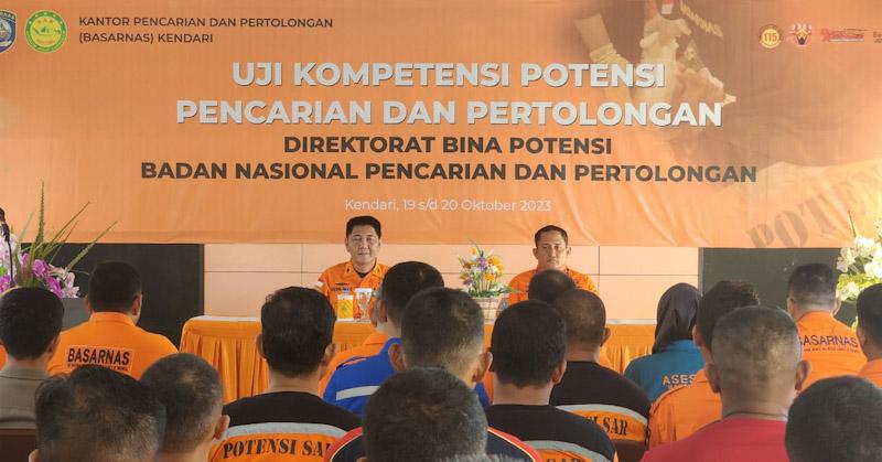 Basarnas RI Gelar Uji Kompetensi Potensi Sar di KPP Kendari