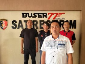 Satreskirm Polresta Kendari Ringkus Pelaku Yang Todong Senpi Kewarga