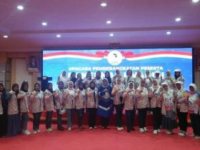 Pemprov Sultra Resmi Melepas Peserta Rakernas IWAPI II ke Banten