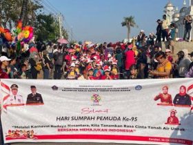 Peringati Hari Sumpah Pemuda, TK Se-Kota Kendari Gelar Karnaval Budaya Nusantara
