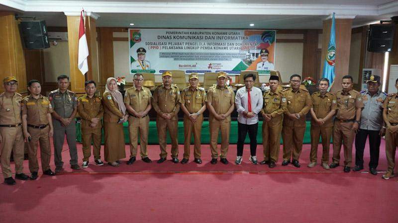 Pemda Konut Melalui Kominfo Laksanakan Sosialisasi PPID, Ini Penjelasannya