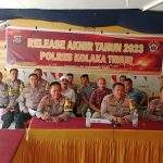 Polres Koltim Gelar Press Release Akhir Tahun 2023, Sejumlah Kasus Berhasil Diungkap
