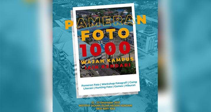 Kampus IAIN Kendari Bakal Gelar Pameran Foto 1000 Wajah