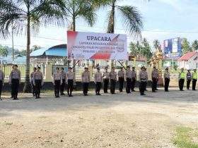 Puluhan Anggota Polres Kolaka Timur Naik Pangkat, Kapolres Sampaikan Pesan Inspiratif