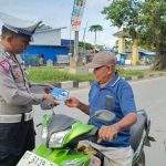 Satgas Preemtif Ops Keselamatan Anoa 2024 Gelar Giat Binluh di Pasar Sentral Kota Kendari