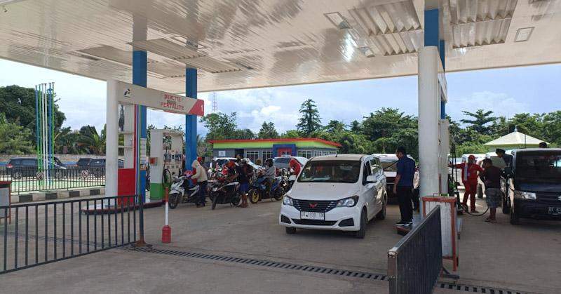 Pastikan Ketersediaan Stok BBM, Unit Tipidter Satreskrim Polres Konut Sidak SPBU Wanggudu