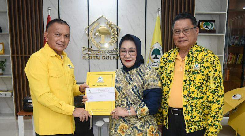 Calon Gubernur Sultra Tina Nur Alam Dapat Intruksi Dari Partai Golkar