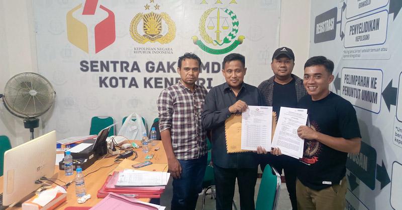 Tim Hukum Yudhi-Nirna Laporkan Dugaan Pelanggaran Pilwali Kendari ke Bawaslu, Minta PSU