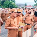 Didampingi Sekda, Wabup Konut Sidak ASN Saat Apel Pagi