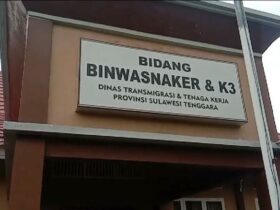 Ditahun 2024, Binwasnaker Dan K3 Disnakertrans Sultra Catat Angka Kecelakaan di Sultra Menurun