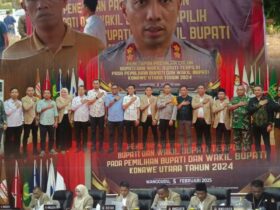 Kondusif dan Lancar, Polres Konut Sukses Kawal Rapat Pleno Terbuka KPU Dan Paripurna Penetapan Bupati dan Wakil Konut 2025