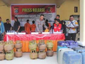 Polda Sultra Ungkap Kasus Penyalahgunaan LPG 3 Kg Dan BBM, Empat Orang Diamankan