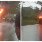 Mobil Warga di Kendari Hangus Terbakar