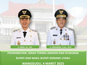 Berikut Jadwal Penjemputan Bupati dan Wakil Bupati Konut Ikbar-Abu Haera