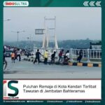 Puluhan Remaja di Kota Kendari Terlibat Tawuran di Jembatan Bahteramas