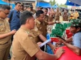 Jaga Stabilisasi Harga Pangan, Bupati Muna Barat Sidak Salah Satu Pasar Yang Ada Di Mubar
