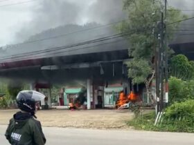 SPBU Lamondowo Andowia Konut Terbakar, 1 Unit Mobil Ikut Ludes Dilalap Si Jago Merah