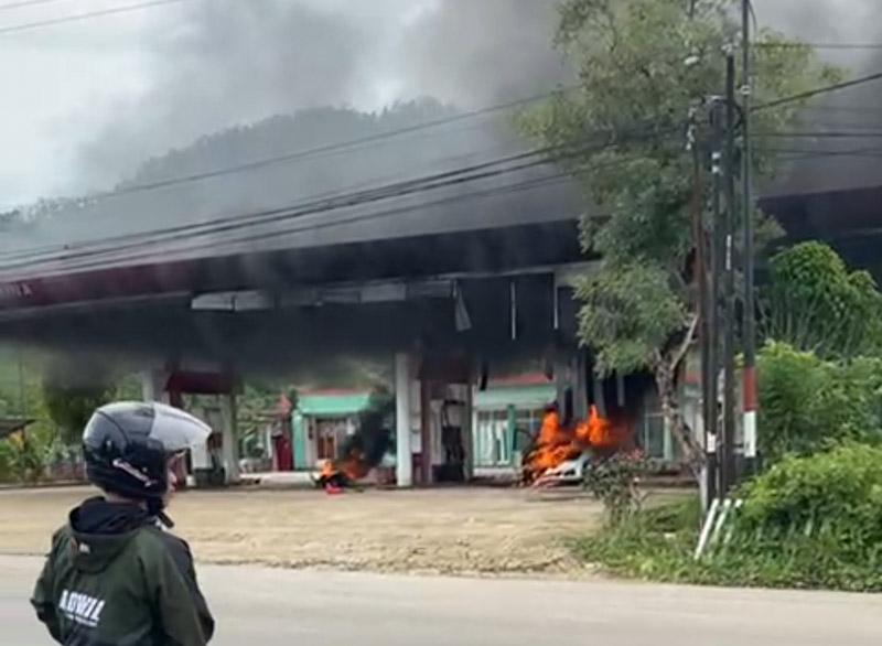 SPBU Lamondowo Andowia Konut Terbakar, 1 Unit Mobil Ikut Ludes Dilalap Si Jago Merah