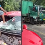 Tabrakan Mobil Vs Truk Kontainer di Konawe, Satu Orang Tewas