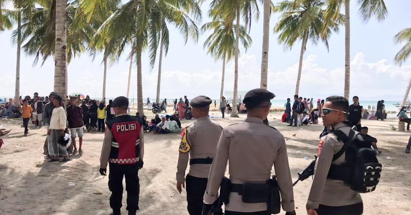 Polres Buton Tengah Siagakan 102 Personel Untuk Amankan Obyek Wisata Pasca Lebaran