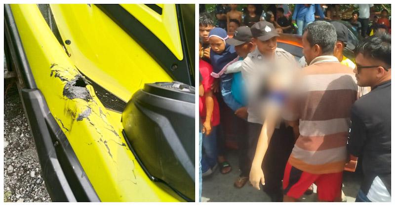 Berikut Kronologis Dua Jet Ski Bertabrakan di Pantai Mutiara, Dua Orang Diamankan