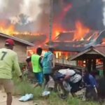 Ditinggal ke Kebun, Dua Rumah Warga di Konawe Ludes Dilalap Api