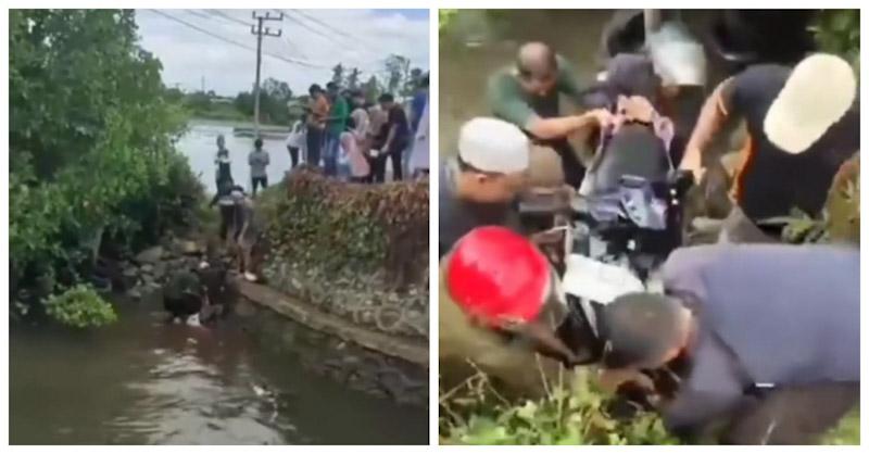 Kecelakaan Tunggal di Jembatan Pomalaa, Pengendara Motor Terjatuh dan Tak Sadarkan Diri