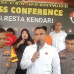 Polisi Amankan Pelaku Penikaman di Acara Joget di Abeli Kendari