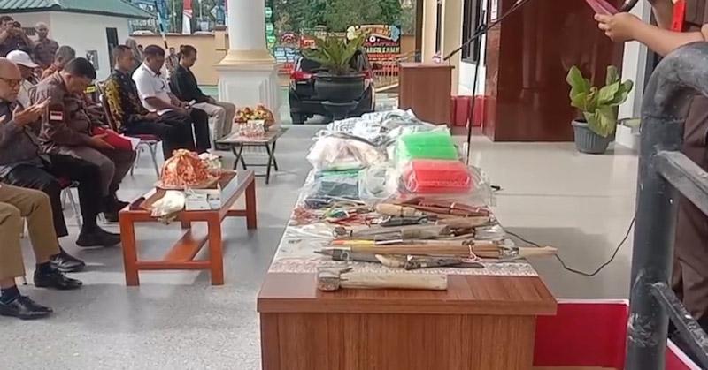 Kejari Kendari Musnahkan 6,3 Kg Sabu dan Ratusan Barang Bukti dari 133 Kasus